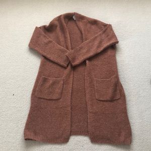cozy long cardigan
